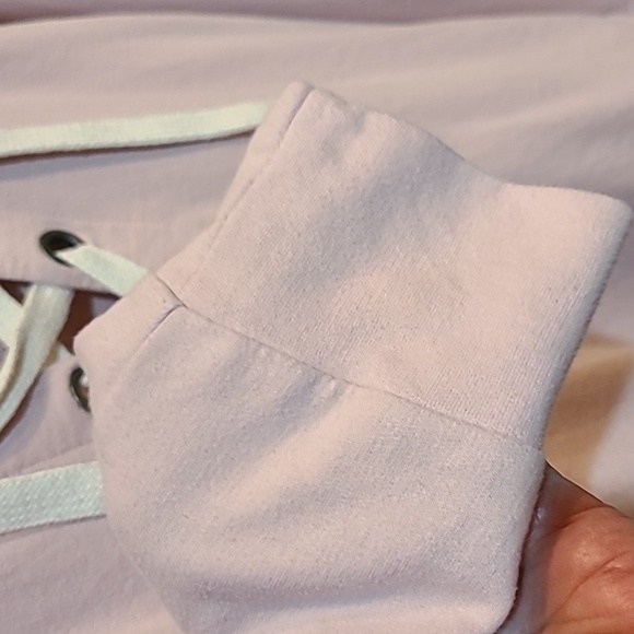 A.N.A Lightweight Sweatshirt With Lace Up Front Size Large - Picture 4 of 9